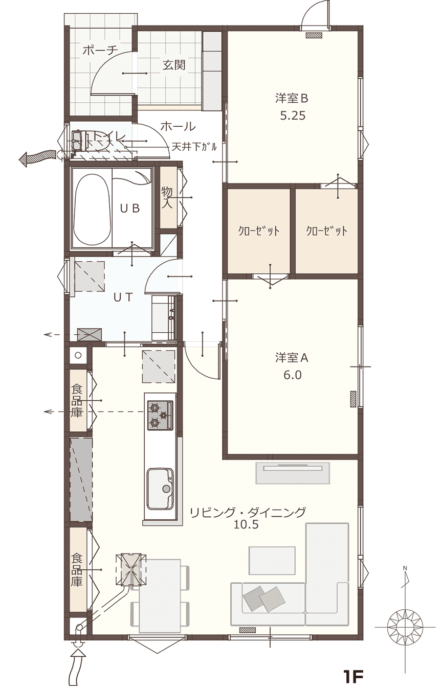 間取り1F