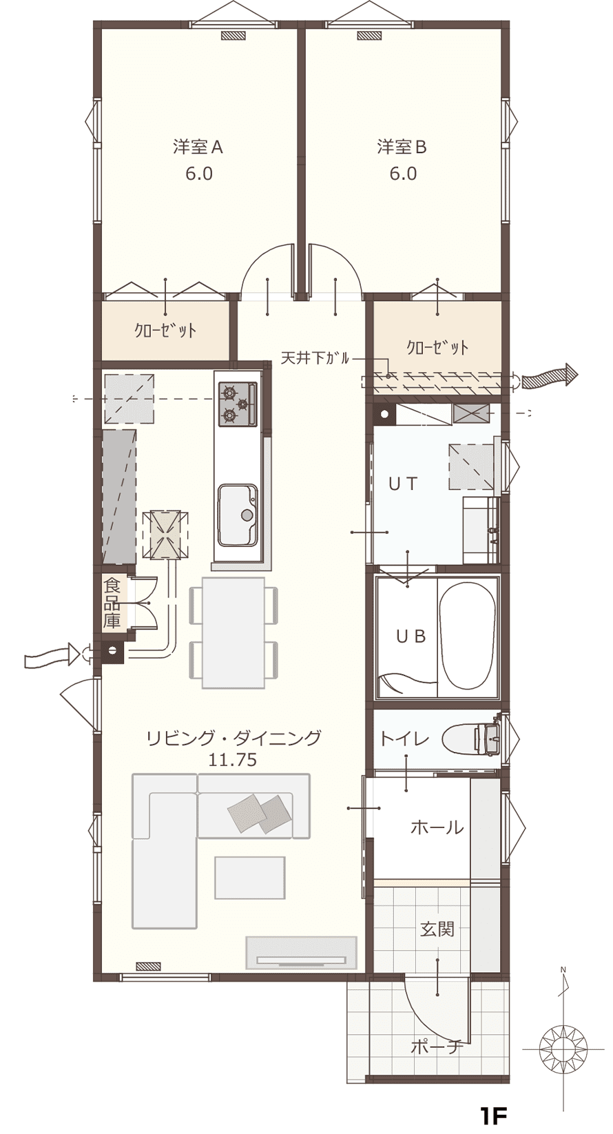 間取り1F