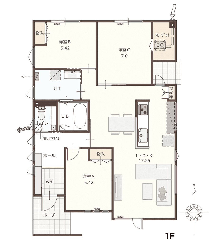 間取り1F