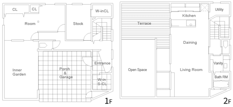 HOMECODE 南郷の家 間取り図
