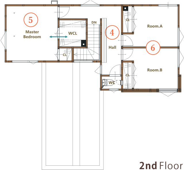 2階間取り