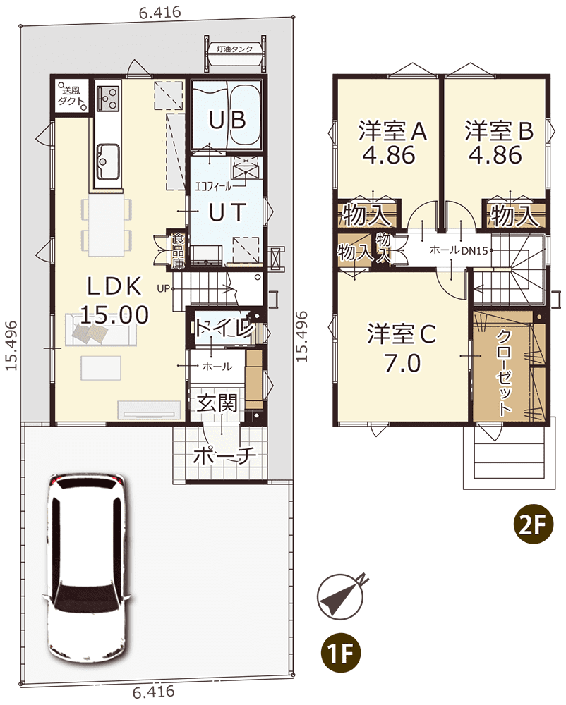 イムズステーションJR白石駅Ⅳ 間取り図