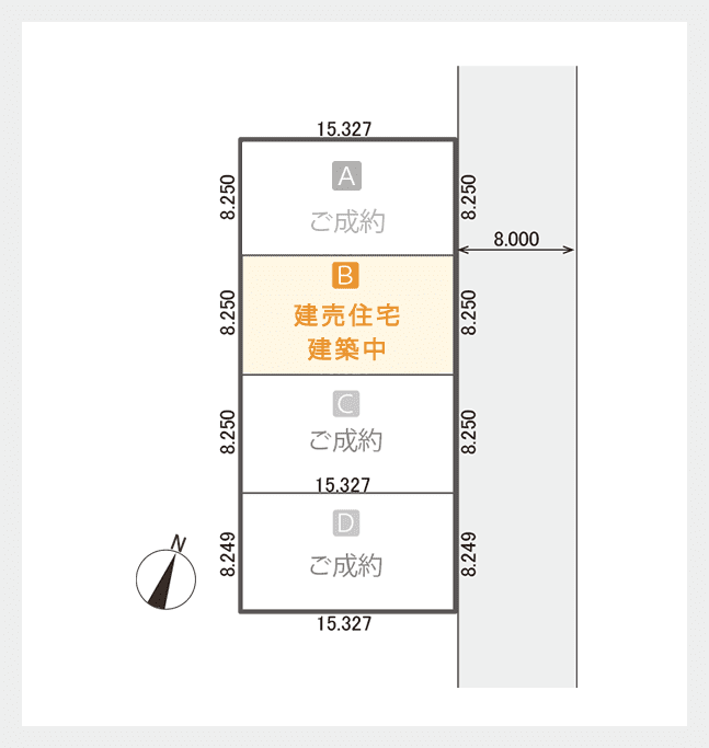 イムズステーション太平駅Ⅱ 区画図