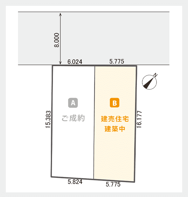 イムズステーション豊平公園駅B 区画図