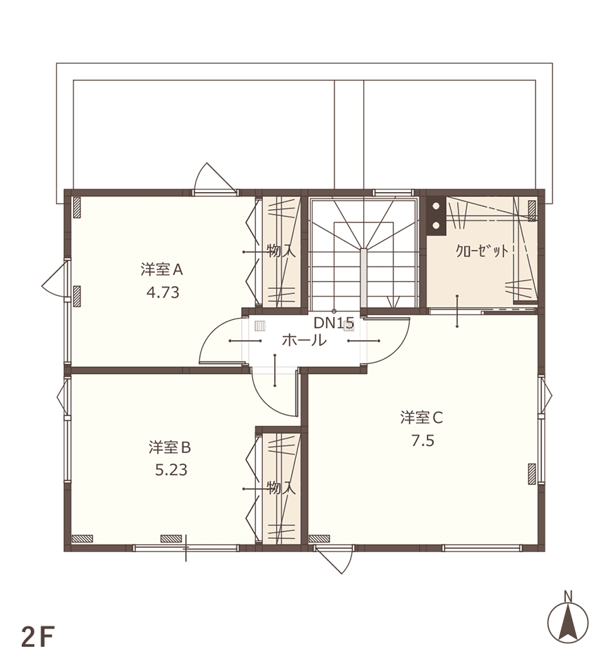 C09 PLAN 間取り図2F