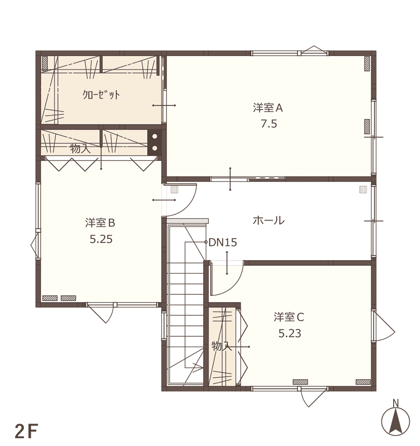 C11 PLAN 間取り図2F