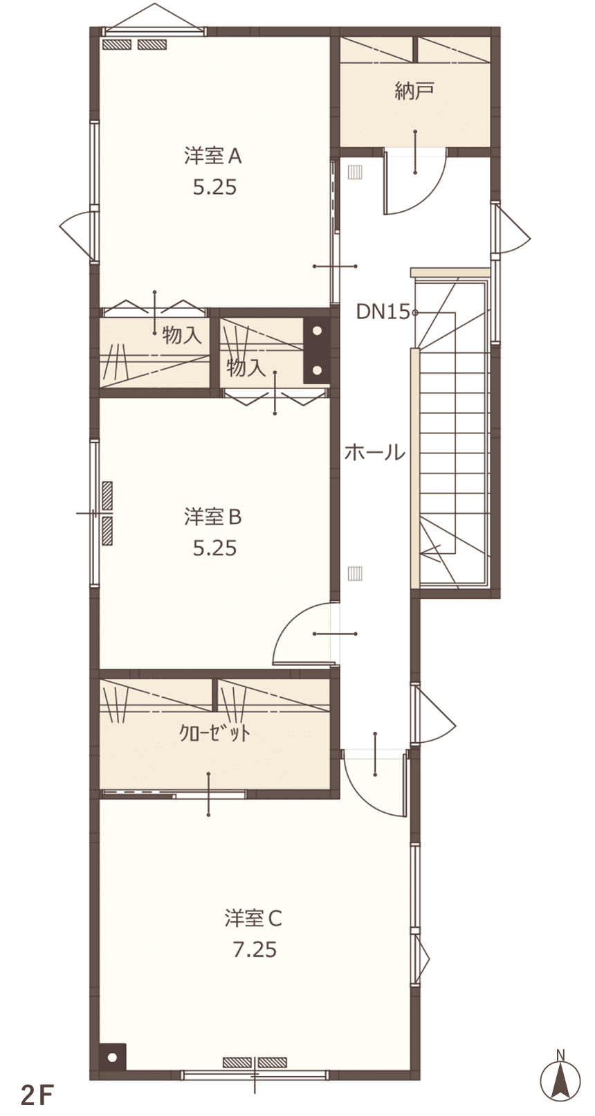 C13 PLAN 間取り図2F