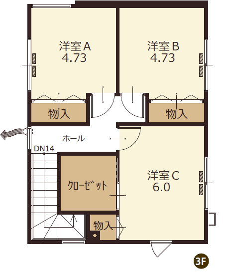 間取り3F