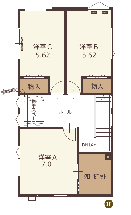 間取り3F