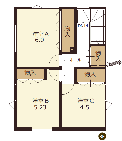 間取り3F