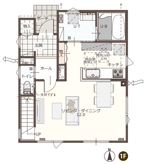 間取り1F