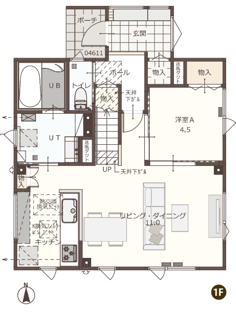 間取り1F