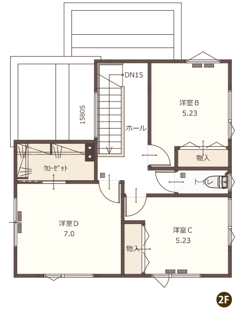 間取り2F