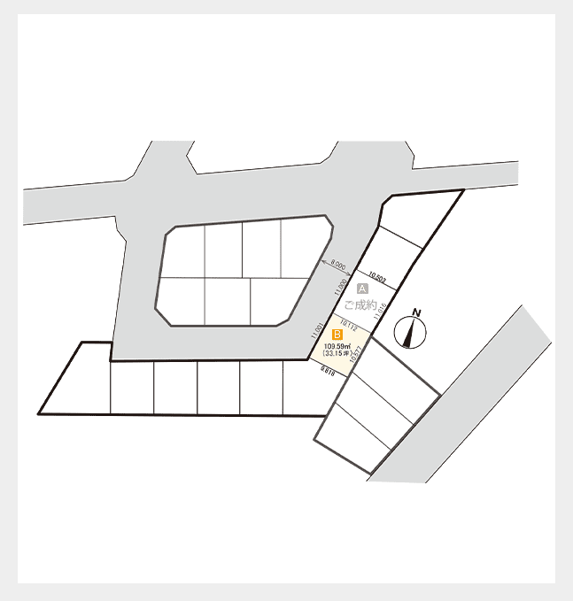 ピースフル石山 区画図