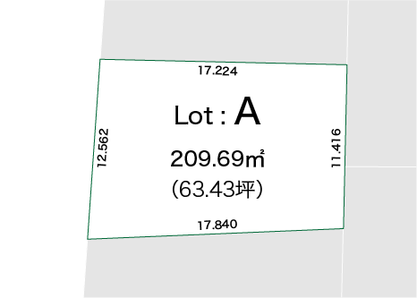 区画A 区画図