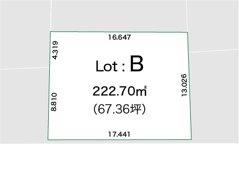 区画B 区画図