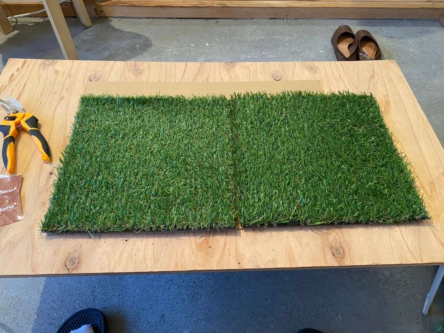 Diy フェイクグリーンアートの作り方をリスタートレポート Restart Report ホーム企画センターのリフォームスタッフブログ Claps 札幌でリフォームするならホーム企画センターへ 暮らしにリフォームをプラス Claps