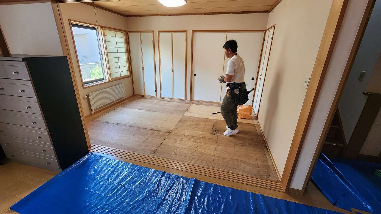 畳からCFへの床変更工事のご紹介 | ReSTART REPORT ホーム企画センター 