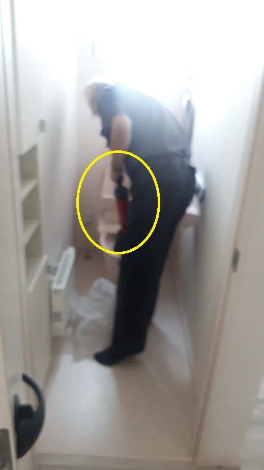 当社のアフター保証⑤ 現場の様子 トイレ編