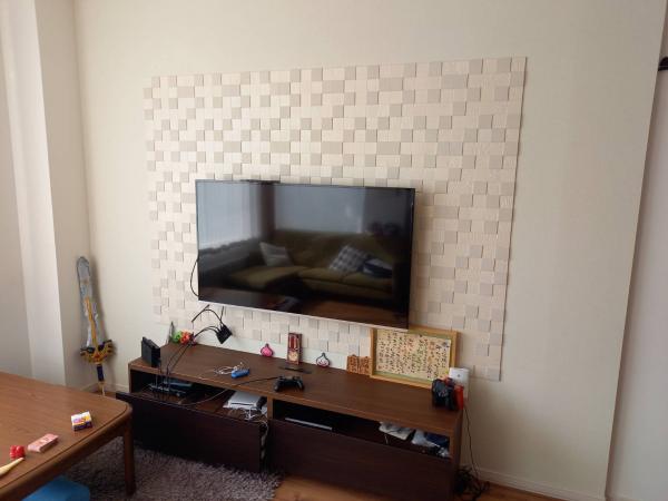 壁掛けTVと家電製品( ﾟДﾟ)