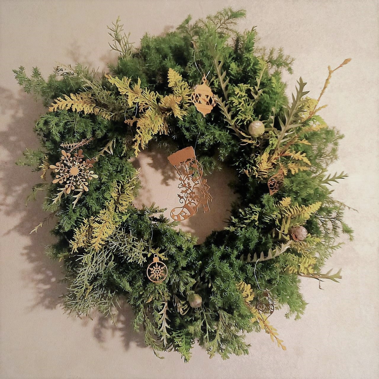 HOMELABのクリスマスリース作り＆わが家のクリスマス準備☆