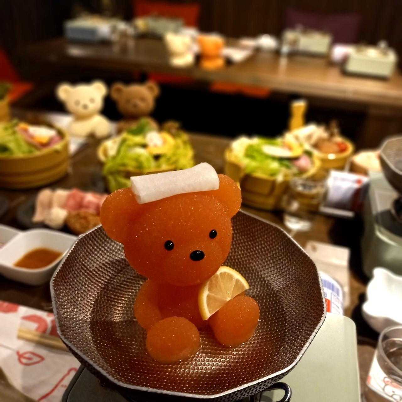 サンリオ展とくまちゃん温泉