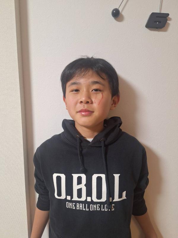 バスケ 次男の1年生大会（中学）